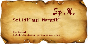 Szilágyi Margó névjegykártya